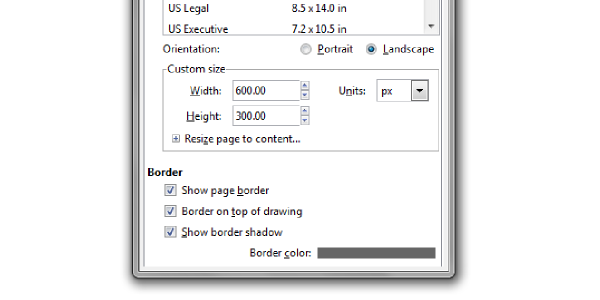 inkscape document properties