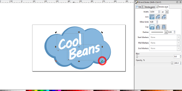 inkscape rotate