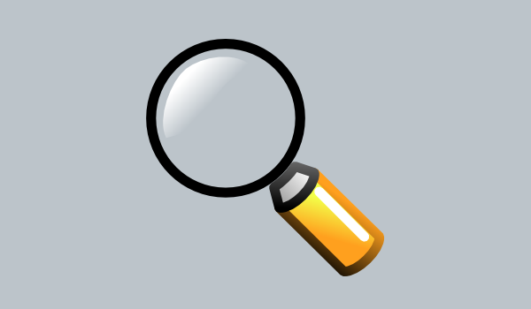 plain magnifying glass
