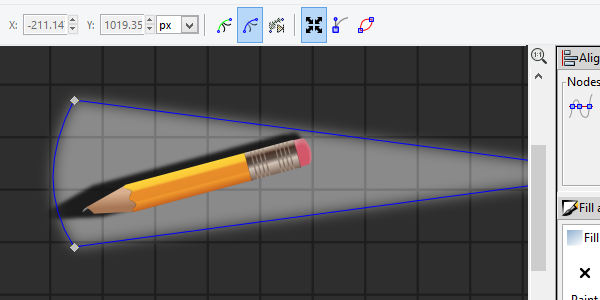 inkscape show mask lines