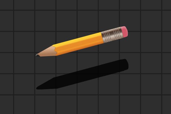 floating pencil