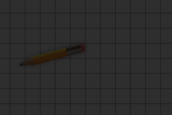darkened pencil floor