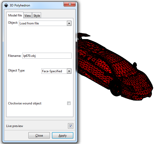 3d polyhedron load from file