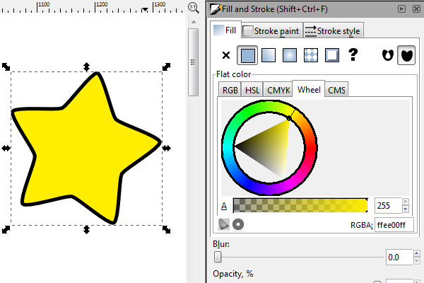 inkscape change color