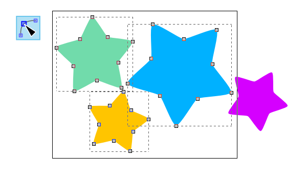 inkscape nodes selector