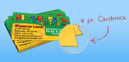 18pt Business Cards