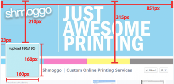 facebook dimensions
