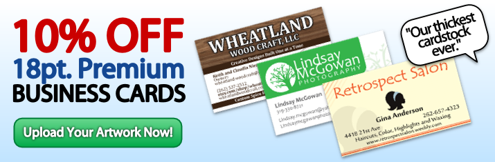 10% Off Premium Business Cards