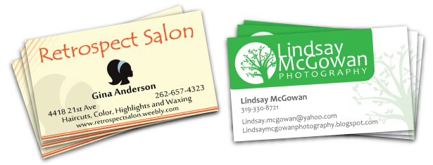 18pt Business Cards
