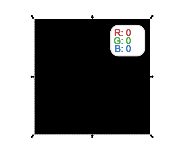draw black square