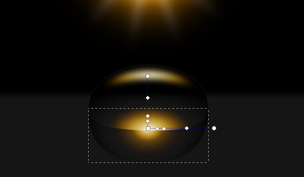 apply radial gradient