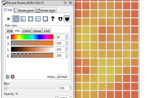 painting tiles with the tweak tool