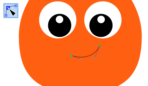 curved line smile