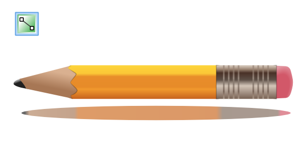 pencil reflection ellipse