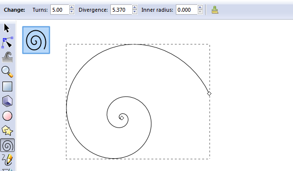 use the spiral tool