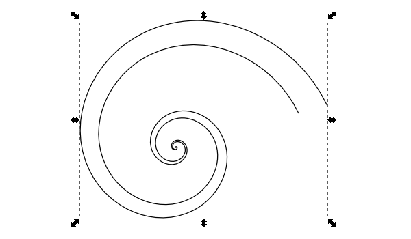 place copied spiral