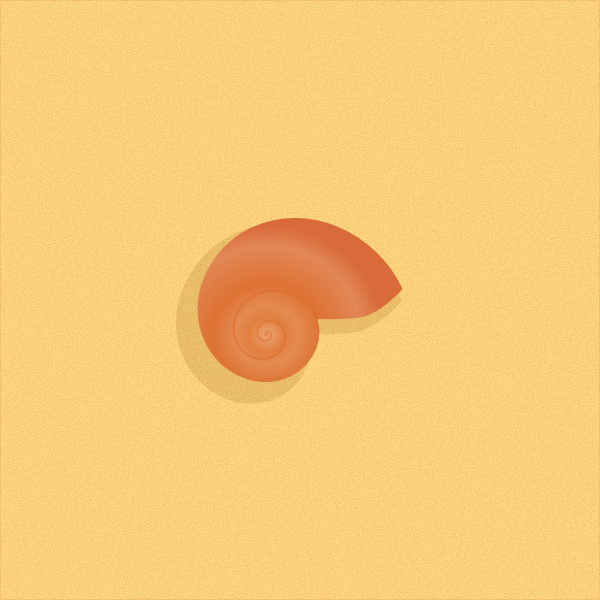spiral sea shell inkscape
