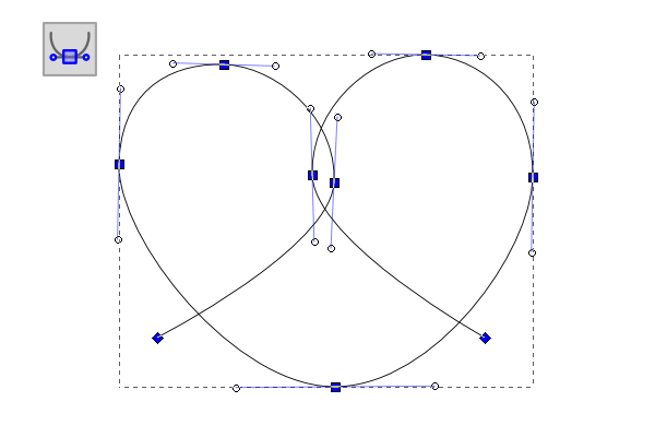 rounded pretzel shape