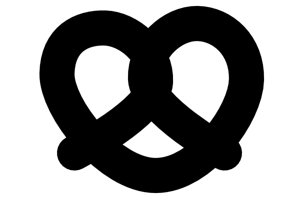 black pretzel