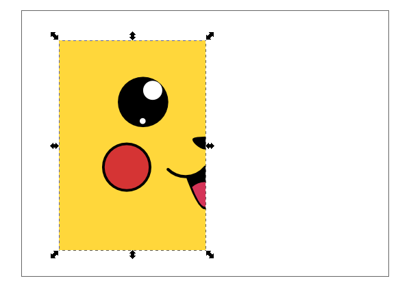 inkscape cropped pikachu