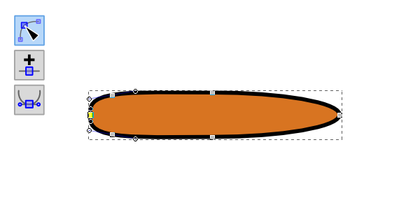 feather shape inkscape