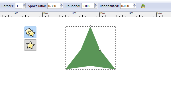 polygon tool triangle