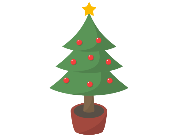 christmas tree vector