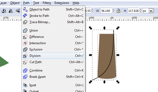 create trunk shadow