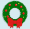 christmas wreath clipart