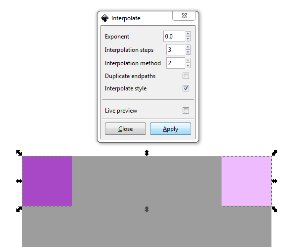 interpolate style