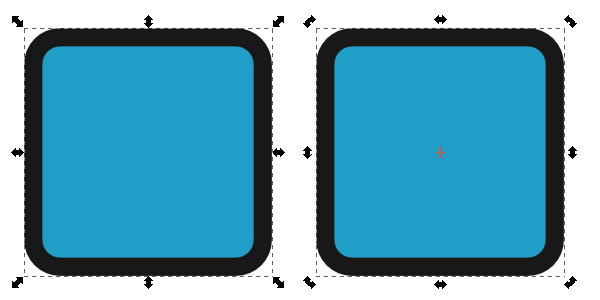inkscape rotation handles