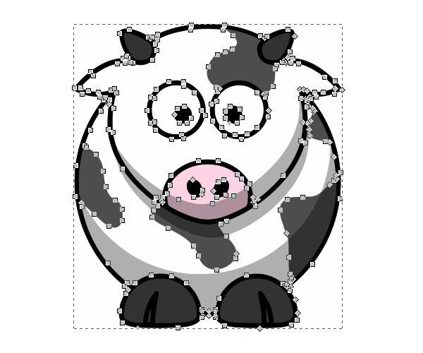 vectorized color inkscape
