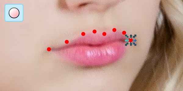 draw circle dots