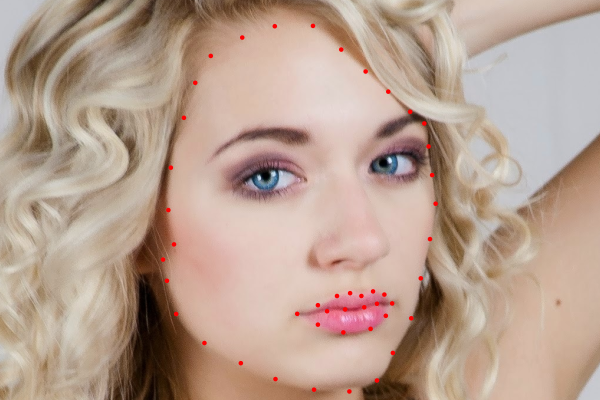 red dots on face