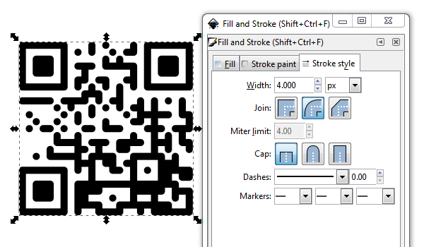 qr code rounded corners