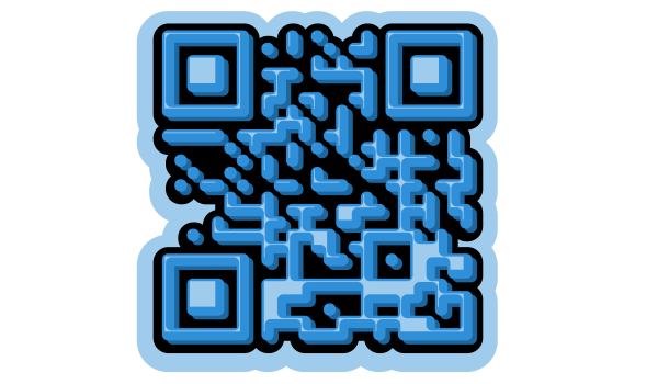 qr couded rounded squares