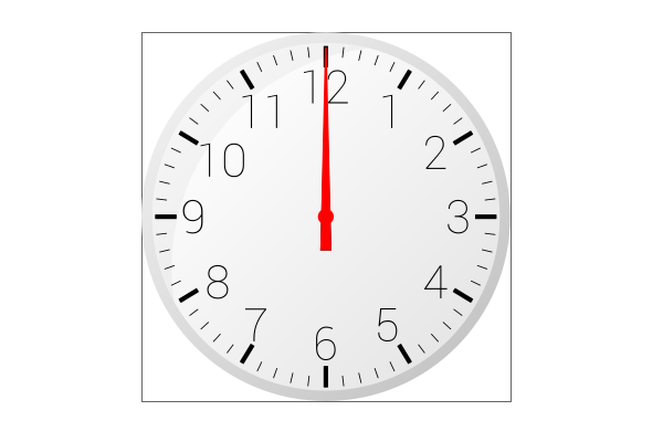 clock in inkscape