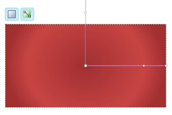 red radial gradient