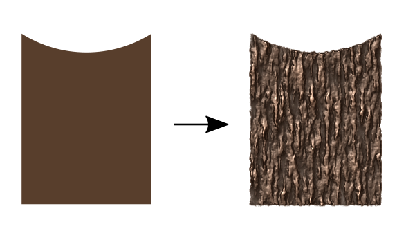 inkscape bark texture