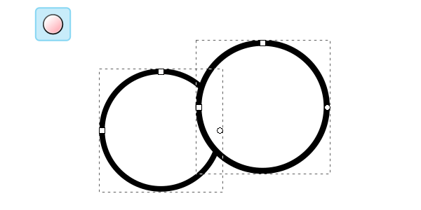 inkscape circles overlap
