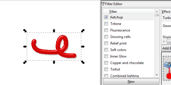 paste custom filter