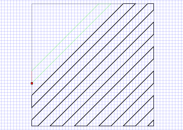 diagonal grid snapping