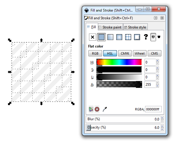 transparent diagonal lines