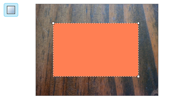 rectangle tool cropping
