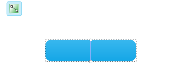 blue gradient rectangle
