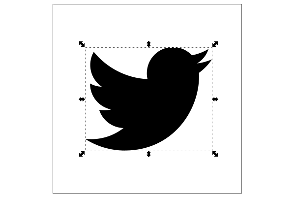 twitter bird in inkscape